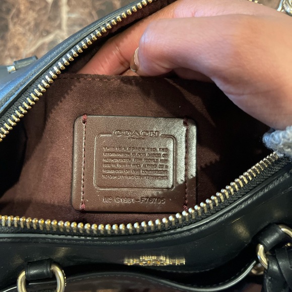 Coach Bags Coach Leather Zoe Satchel Barrel Crossbody Bag W Dust